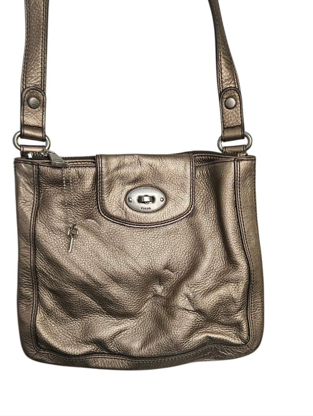 Fossil Marlow Pebbled Leather Crossbody Bag